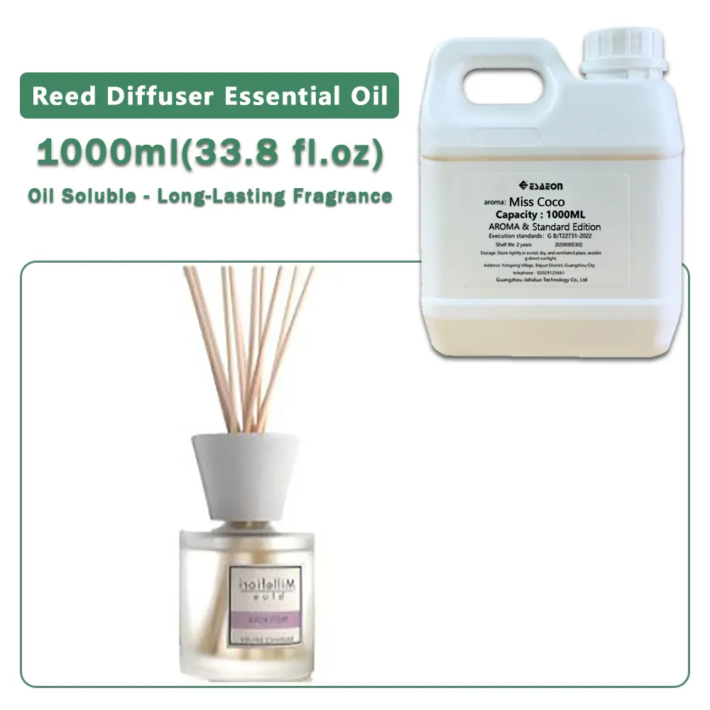 ESAEON Essential Oils - For Reed Diffusers & Vine Diffuser & Flameless Aromatherapy, Miss Coco/Ritz-Carlton - 1000ML(33.8 fl.oz)