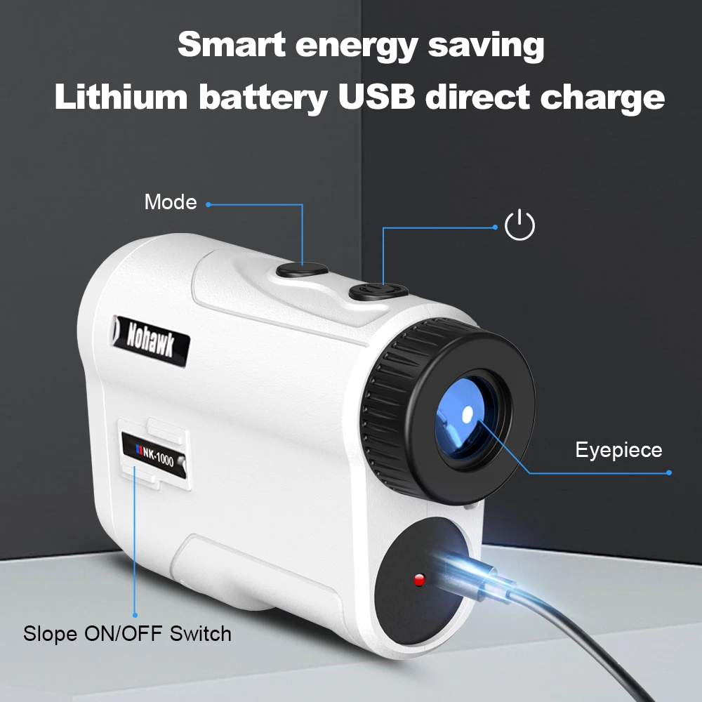 600 متر ليزر قياس المسافة الاستشعار جولف Rangefinder أداة قياس المسافة الليزر المدى مكتشف #6