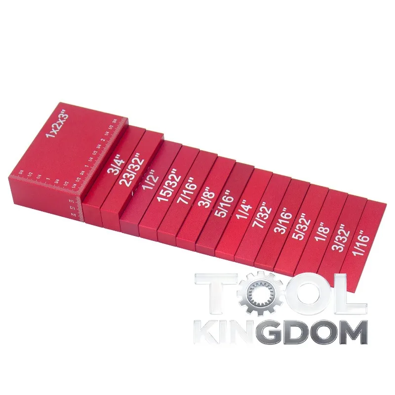 

1pc Digital Display Aluminum Alloy Height Measuring Shim, Precision Gauge, Auxiliary Leveling Block Tool for Table Saw