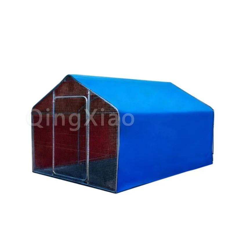 Outdoor Large Chicken Coop Waterproof Poultry Cage for Hens Ducks Geese Heavy Duty Galvanized Wire  Farm Animal Enclosure