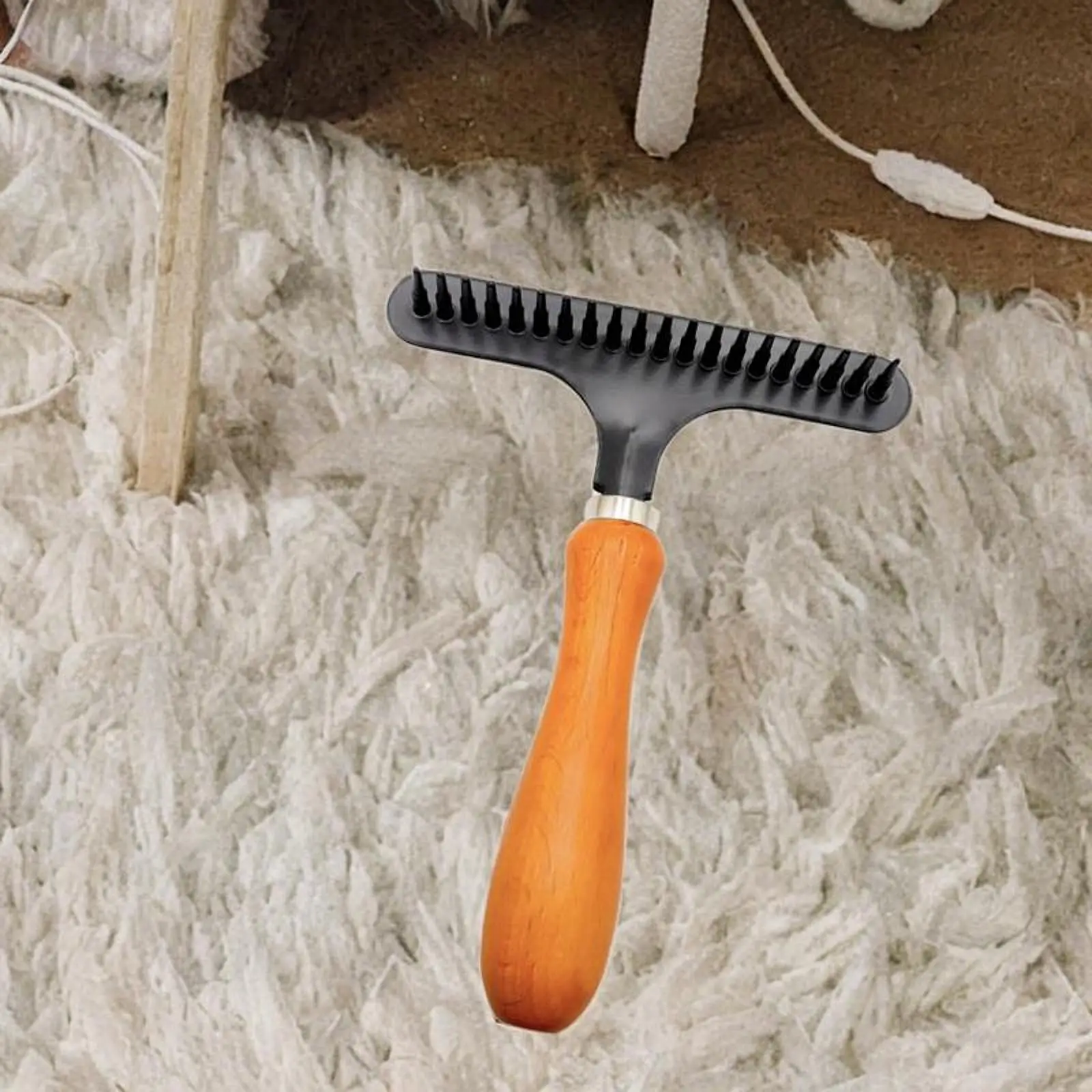 Carpet Rake, Carpet Groomer Rake, Carpet Comb Brush, Portable Rug Rake