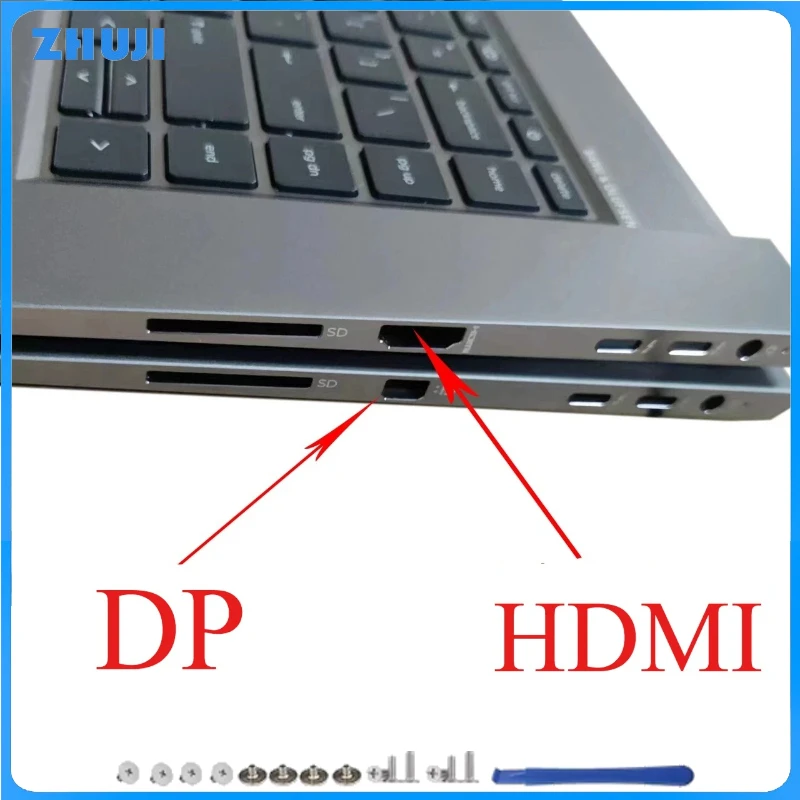 ل ZBOOK 15 Studio Greate G7 G8 كمبيوتر محمول جديد LCD الغطاء الخلفي الإطار الحافة Palmrest الغطاء السفلي M15647-001 M14608-001