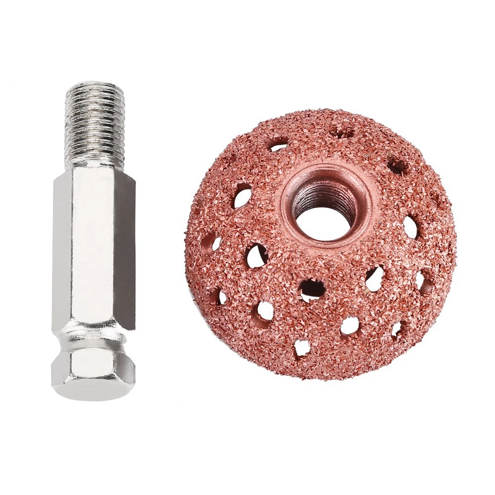 Grinding Tools 38mm Tire Repair Grinding Head Coarse Grit Buffing Wheel with Linking Rod Tire Buffing Wheel Tire Repair Tools