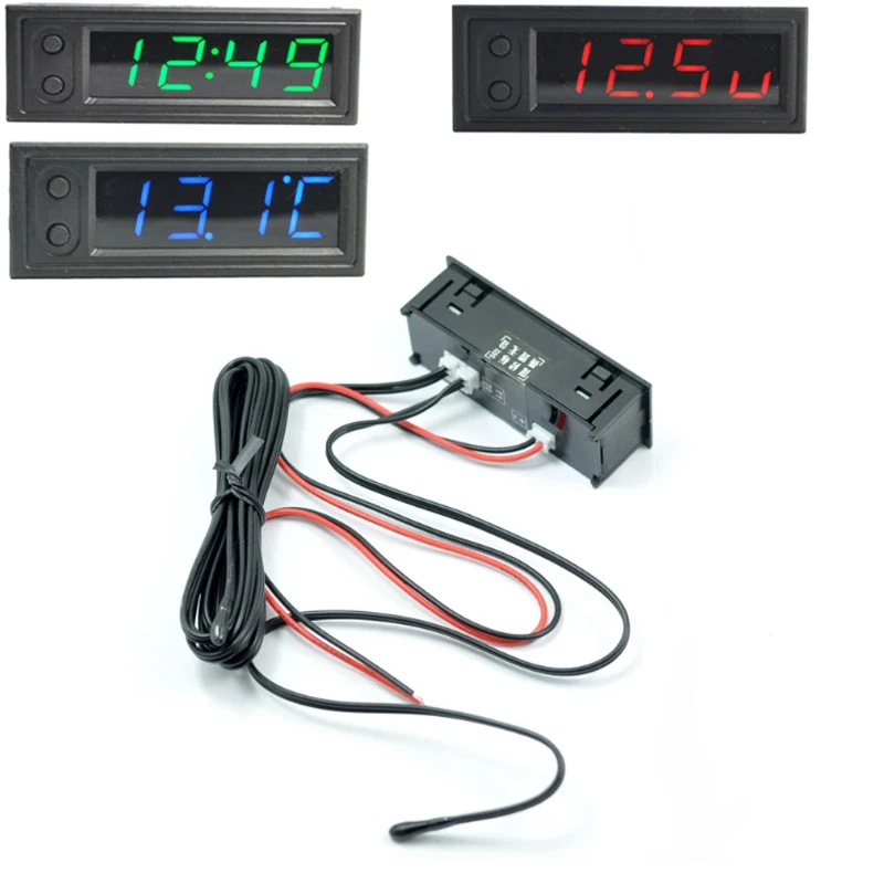 �y�Z�[�����z3in1 LED �f�B�X�v���C�f�W�^�����v 12V �_�b�V���{�[�h�ԃI�[�g�o�C�A�N�Z�T���[���x�v�d���v�t�����v LED �f�W�^���f�B�X�v���C