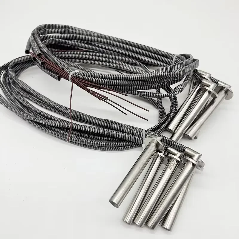 Custom Cartridge Heater with Built-in J K Type Thermocouple Sensor for Hot Runner Mold Heating Element