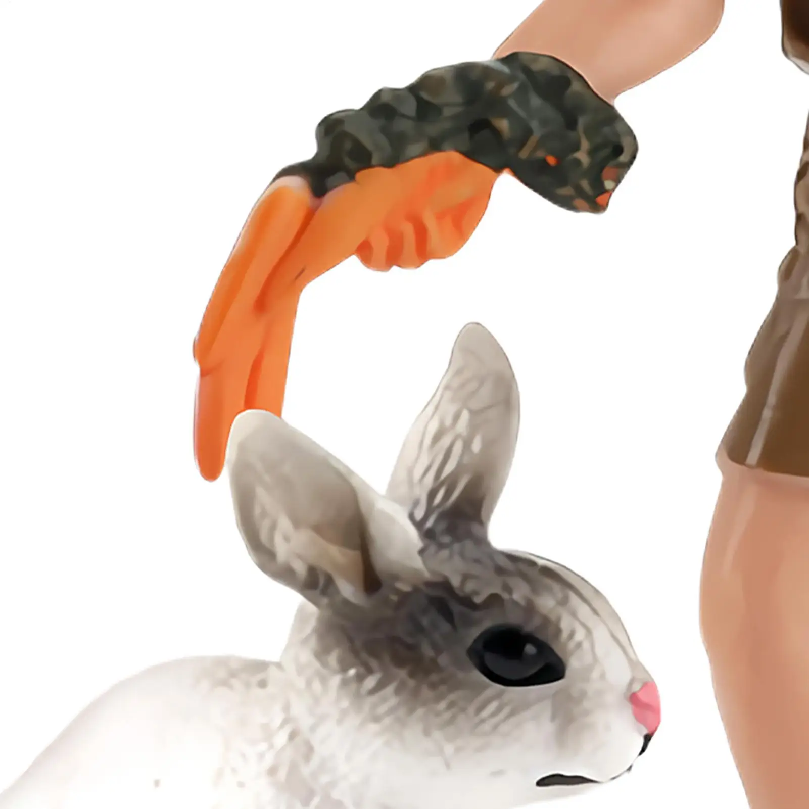 Easter Bunny Figurines 13 Pieces Educational Farm Animal Toy Figures Toy Animals Figures For Egg Fillers Party Favors Spring