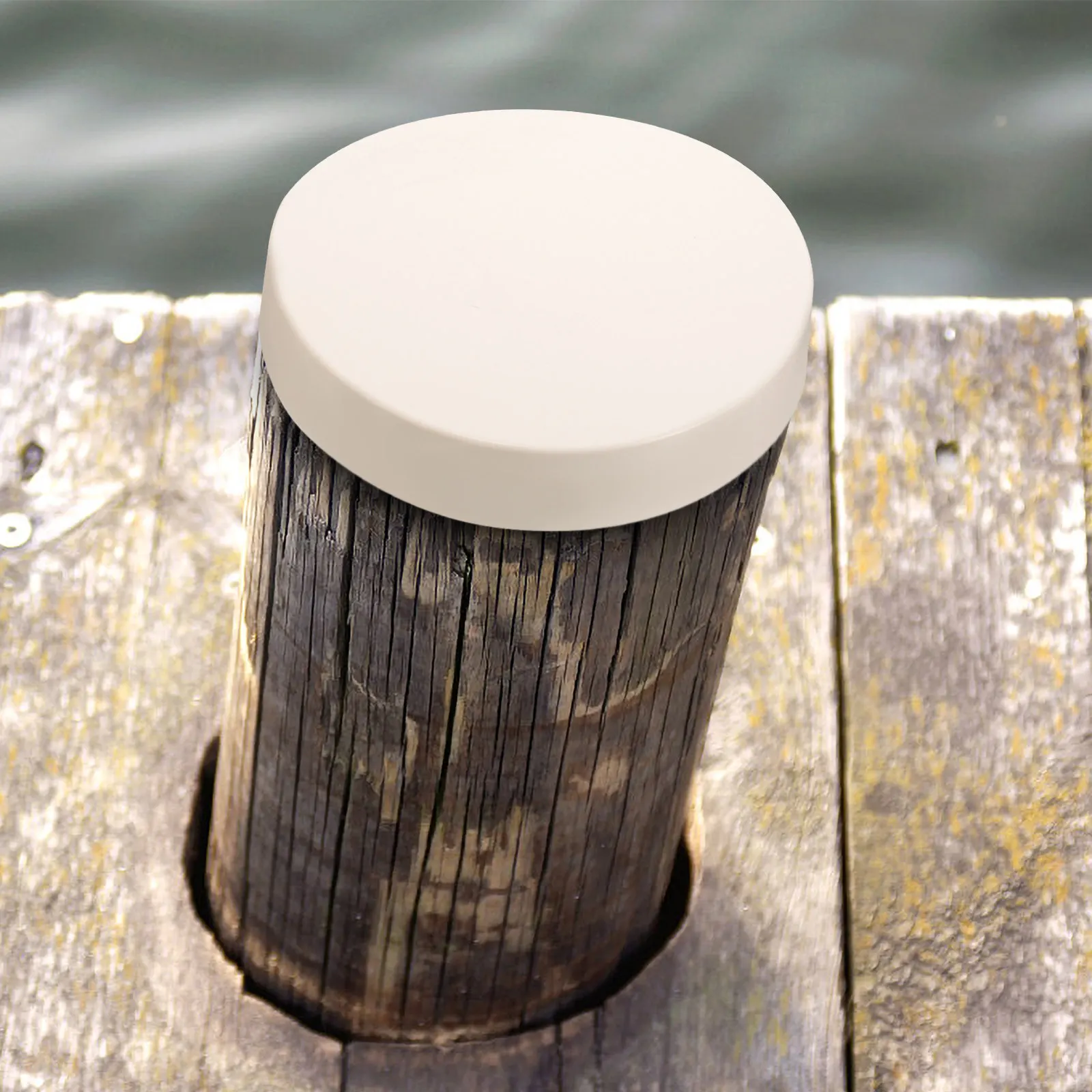 

10Pcs Marine Dock Piling Caps PVC Protective Wood Peg Covers Dock Wooden Peg Caps Replacement Docks Piling Protectors