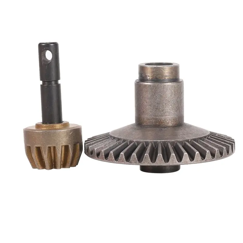 Pro 6X 13T 38T المعادن تاج موتور تروس مجموعة التروس الرئيسية التفاضلية للمحور الأمامي الخلفي محوري SCX10 90021 90022 #4