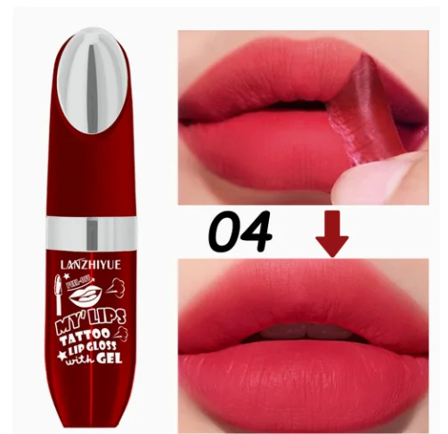 防水リキッドリップライナー ピールオフタトゥーリップグロス 防水長持ちマットリップティント 輪郭形成ティアオフリップステインコスメティック