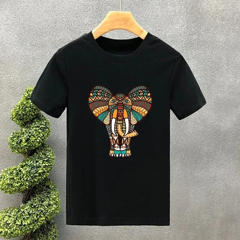 Thailand Elefant für Frauen T-shirt Kreativität Druck Sommer Tees Marke Tops Grafik T Shirts Frauen Kleidung Sommer Streetwear