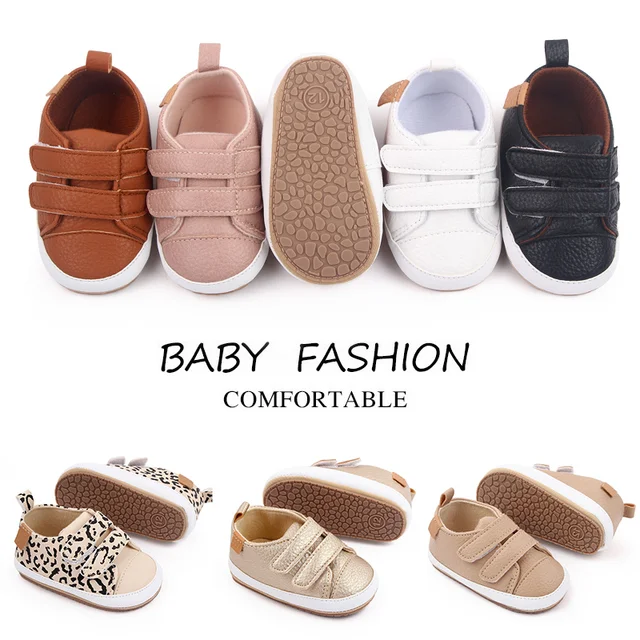 Baby Casual Sneaker Wiosna i jesień Miękka podeszwa PU i TPR Antypoślizgowa Wysoka jakość Gorąca sprzedaż 2023 Nowa moda dla maluchów 0-12M