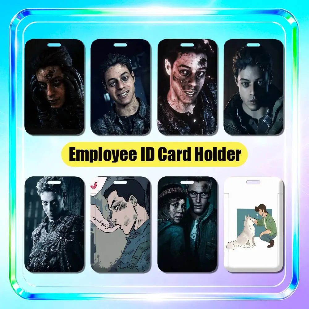 For Josh Mike Until Dawn Employee ID Card Holder Office Work Student Bank Credit Decoration Case Badge