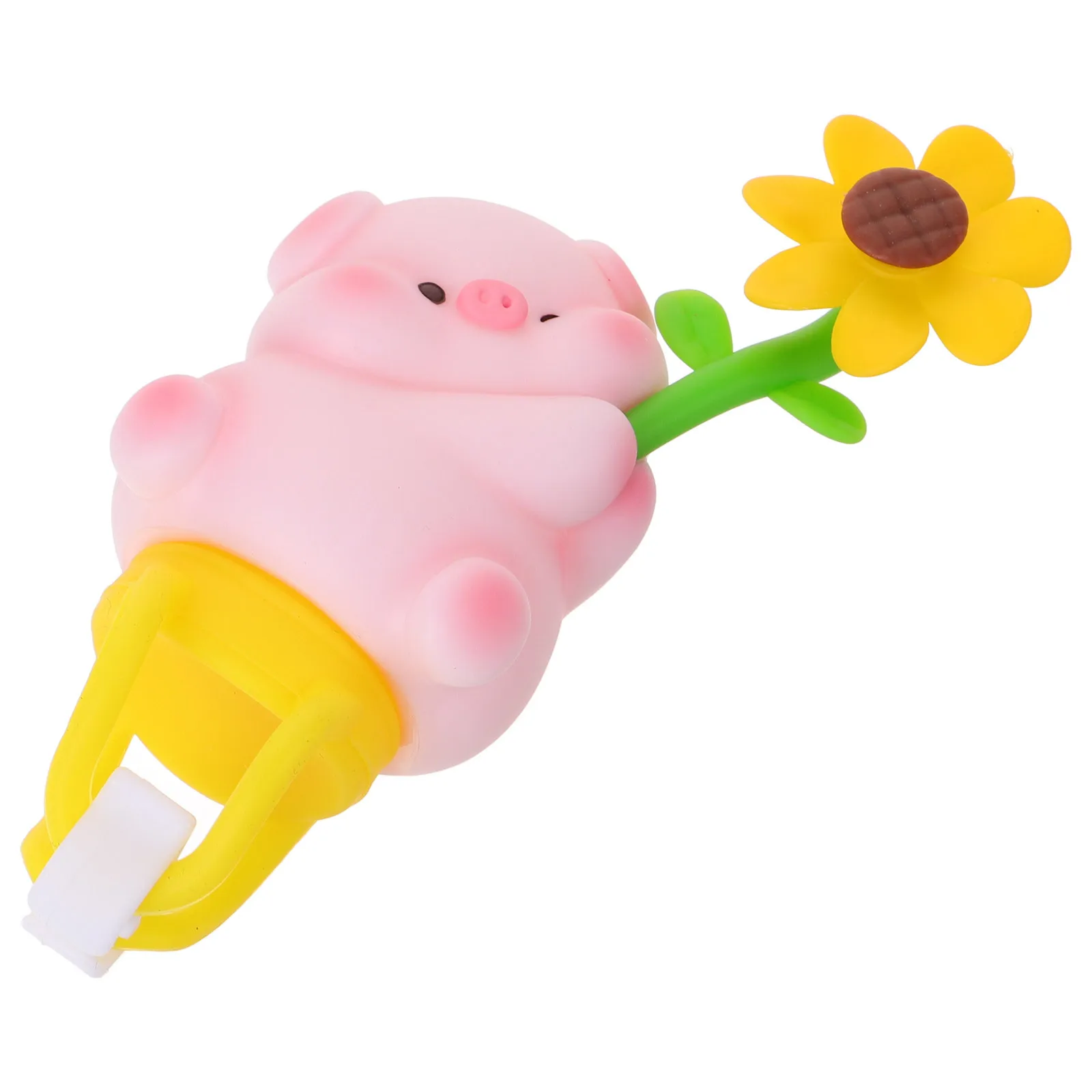 

Piggy Ornament for Cartoon Motorcycle Handmade Ornaments Handlebar Accessories Funny Bike Decor