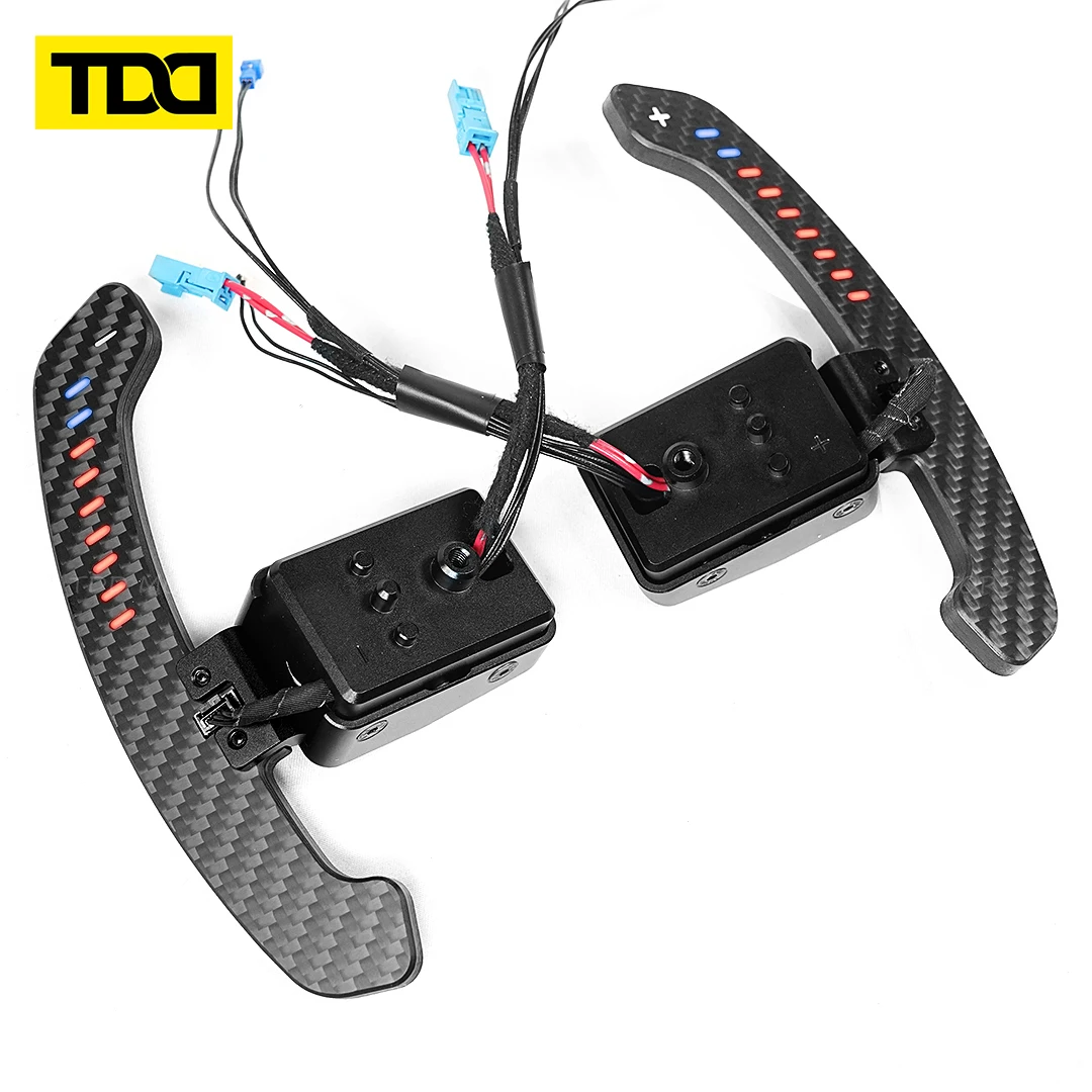 

LED Carbon Magnetic Carbon Paddle Shifters For BMW 7 Series