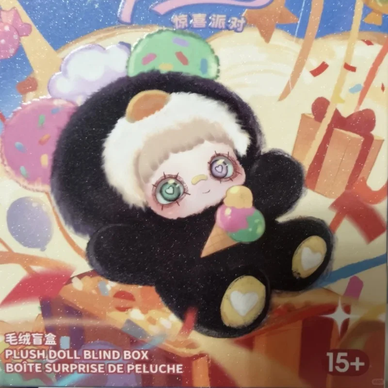 NUEVO Llavero de Peluche Original Maymei Serie Fiesta Sorpresa, Caja Sorpresa Coleccionable, Colgante para Bolso, Decoración de Escritorio, Juguetes de Moda, Regalo Sorpresa