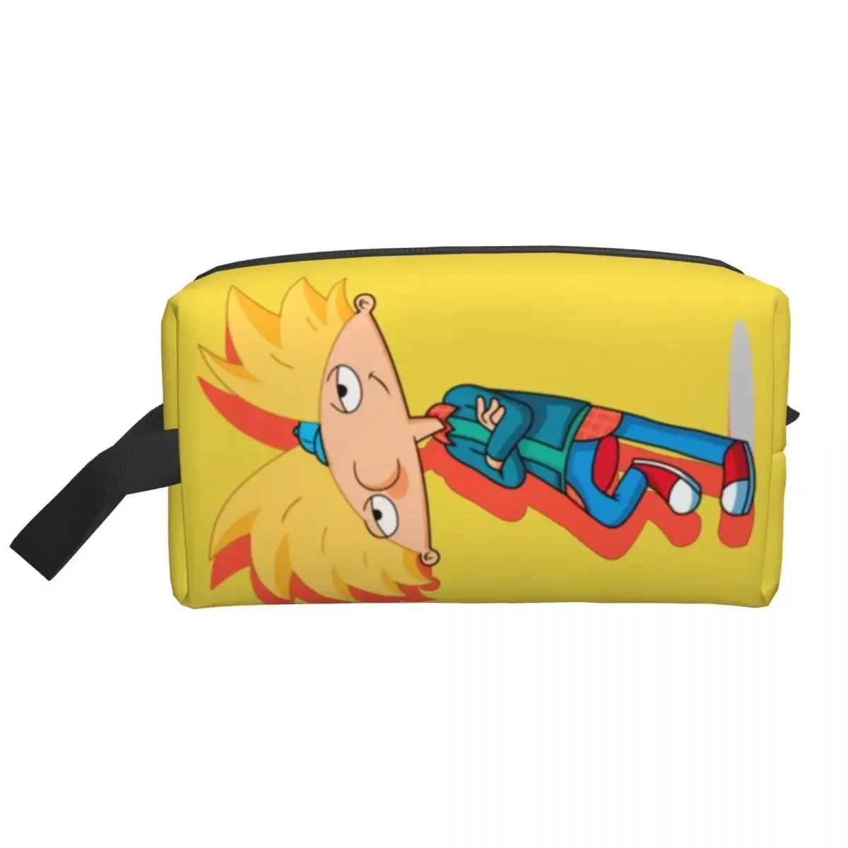 Helga Pataki Cartoon Animated Movies Hey Arnold Makeup Bag Women Travel Cosmetic Organizer Cute Storage Toiletry Bags