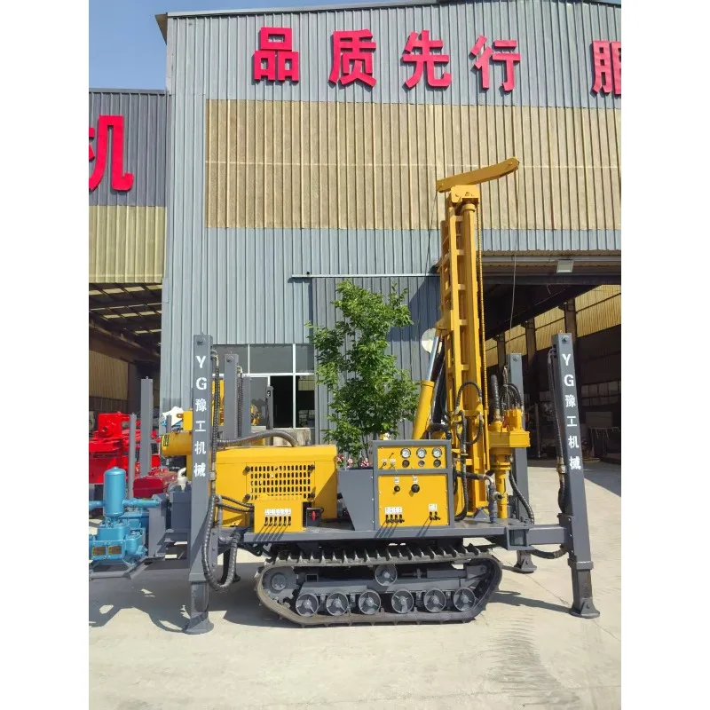 

High Quality Water Well Drilling Rig Machine Professional 200M Pneumatic Drill Rig Diesel Engine Trailer Mounted Drilling Rig
