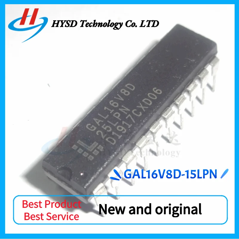 10PCS GAL16V8D-15LPN GAL16V8D-15LP 16V8D-15LP GAL16V8D