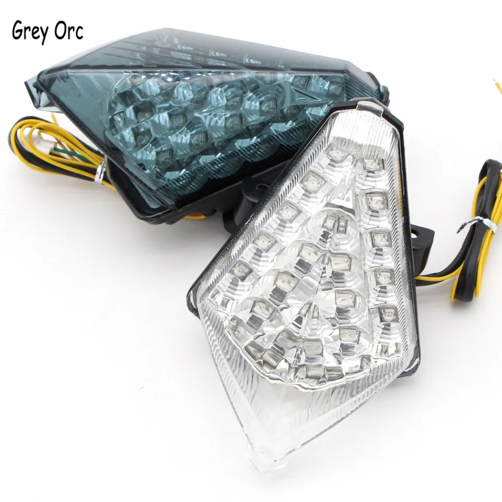 

Motorcycle LED Brake Taillight Stop Lamp For YAMAHA YZF-R1 YZFR1 YZF R1 2007 2008 Tail Light Integrated Turn Signal Light