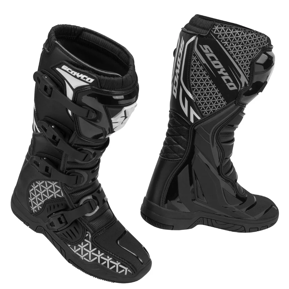 SCOYCO Motorcycle Riding Protective Boots Anti-drop Anti-Slip