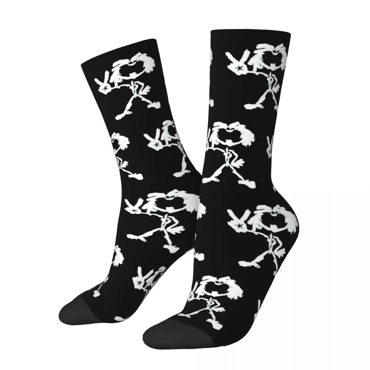 

Rock Pearl Jams Say Hi Metal Band Outfits Men Women Socks Cozy Skateboard Middle Tube Socks Soft Best Gift Idea