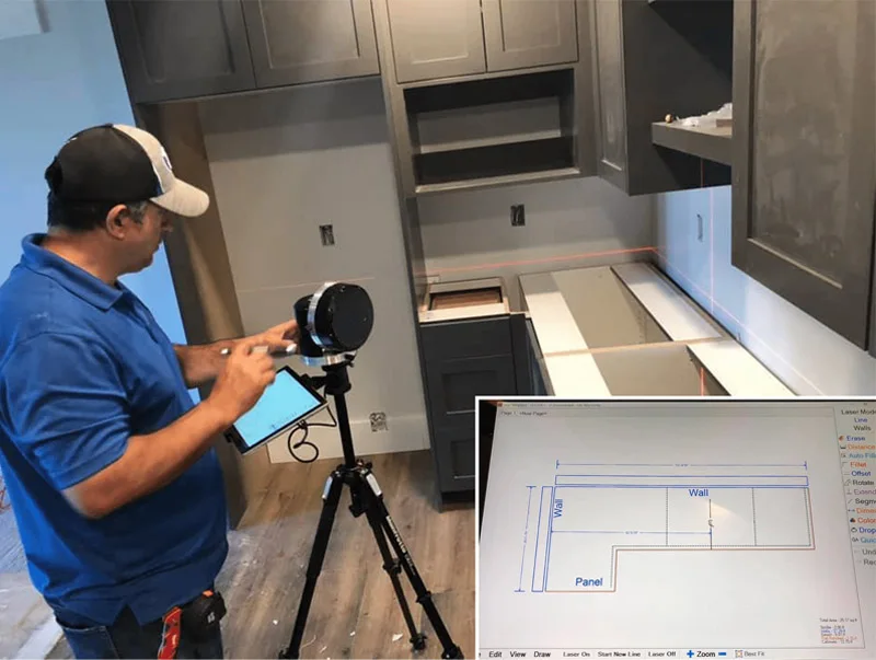 HUALONG-Contador Digital para Cozinha, Máquinas de Pedra, Sistema de Ferramentas de Medição, Laser Templator, Bancada, HLMK-120