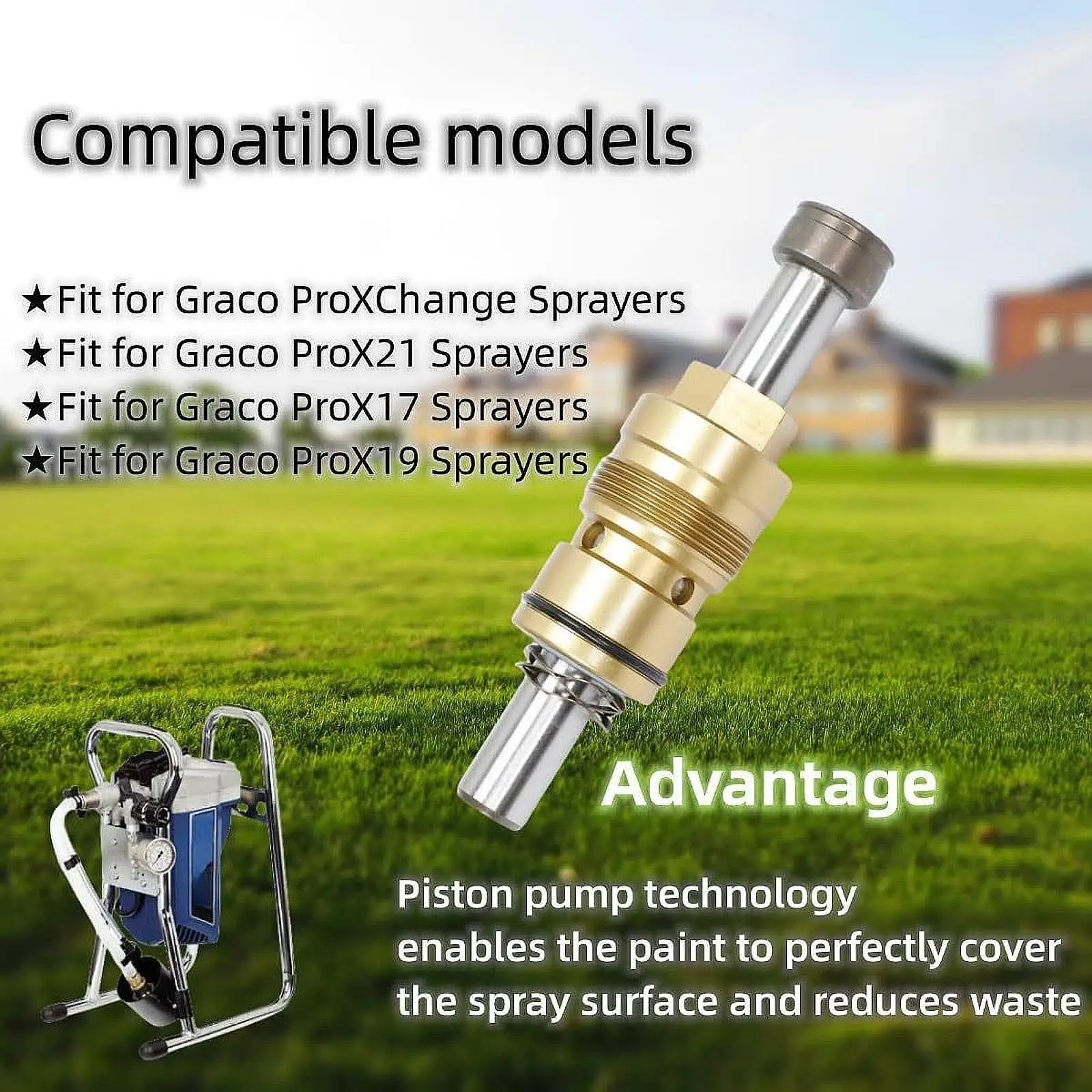 Power Paint Sprayer Pump Repair Kit for Prox17 Prox19 Power Painting Gadgets