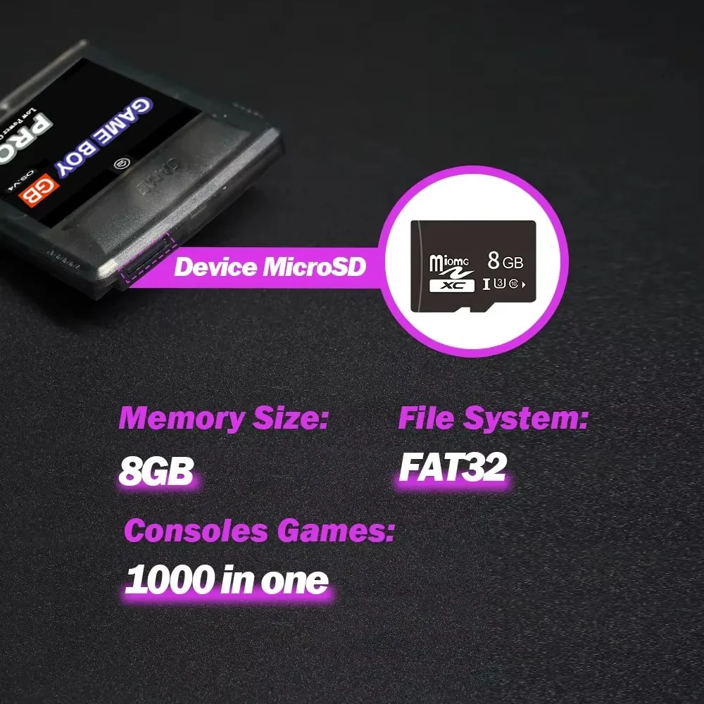 Multi Game Cartridge for Gameboy Color Game Boy 2750 in 1 Ever Cartdrive for GB GBC with 8G Card Power Saving Game Cartridge