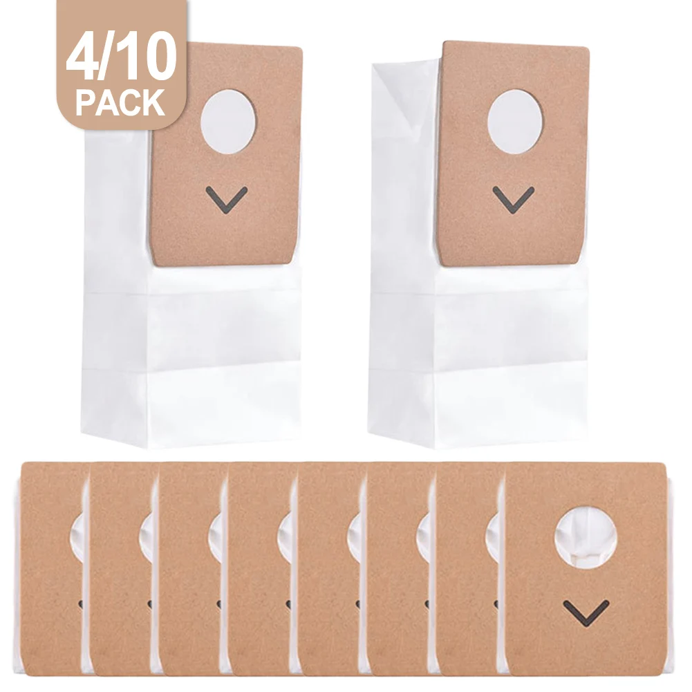 4/10 PACK 3L Dust Bags For Eureka Stylus For Elite NEC490BL Cordless Vacuum Cleaner Spare Parts Cleaning Tools Household Supply