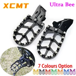 Surron Ultrabee Ultra Bee SUR RON 오프로드 전기 자동차 먼지 자전거 부품 용 CNC 알루미늄 발판 Footpegs 발 페그 페달