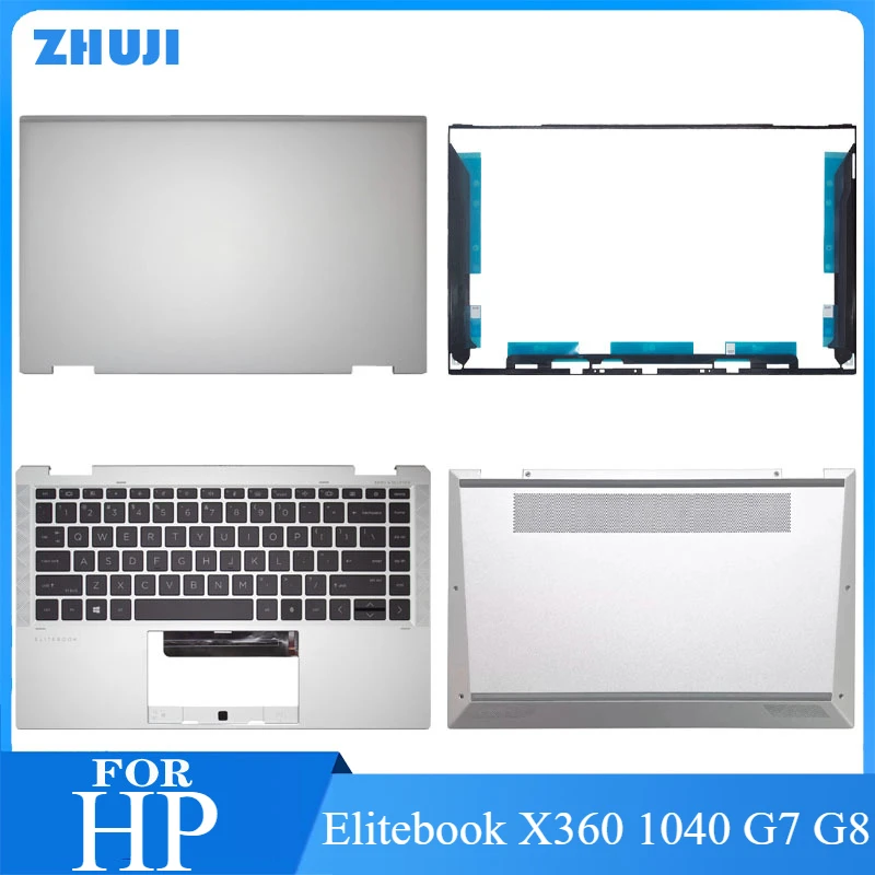 New Laptop LCD Back Cover Front Bezel Palmrest Top Case Upper Housing Cover Bottom Base Cas For HP Elitebook X360 1040 G7 G8