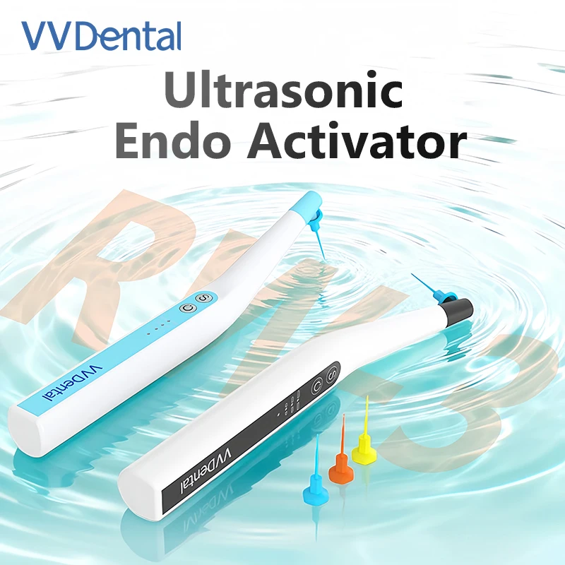 VVDental RW-3 Wireless Ultrasonic Dental Activator LED Light High Vibration Frequency Root Canal Filling Washing Tool