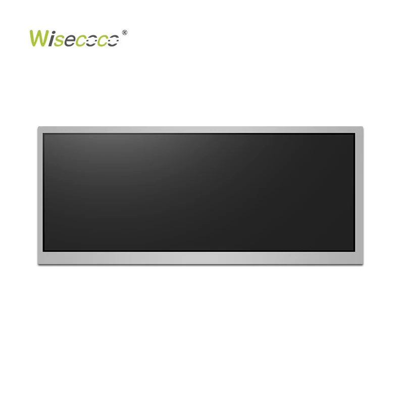 Wisecoco Instrument Cluster Lcd Screen Solution 12.3 Inch Universal Lvds Stretch Bar Tft Lcd Display for Automotive Speedometer