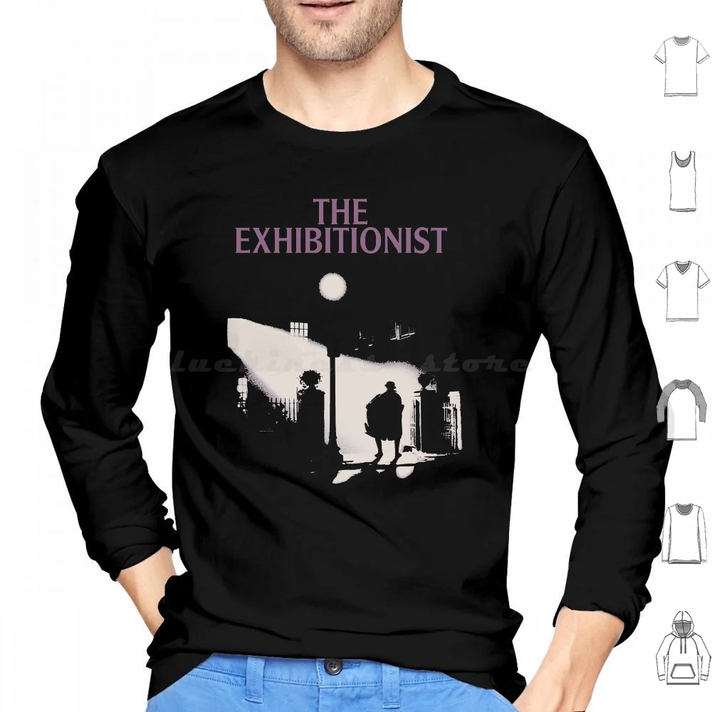 The Exhibitionist Hoodies Long Sleeve The Exorcist Movie Black Man Light Exhibition