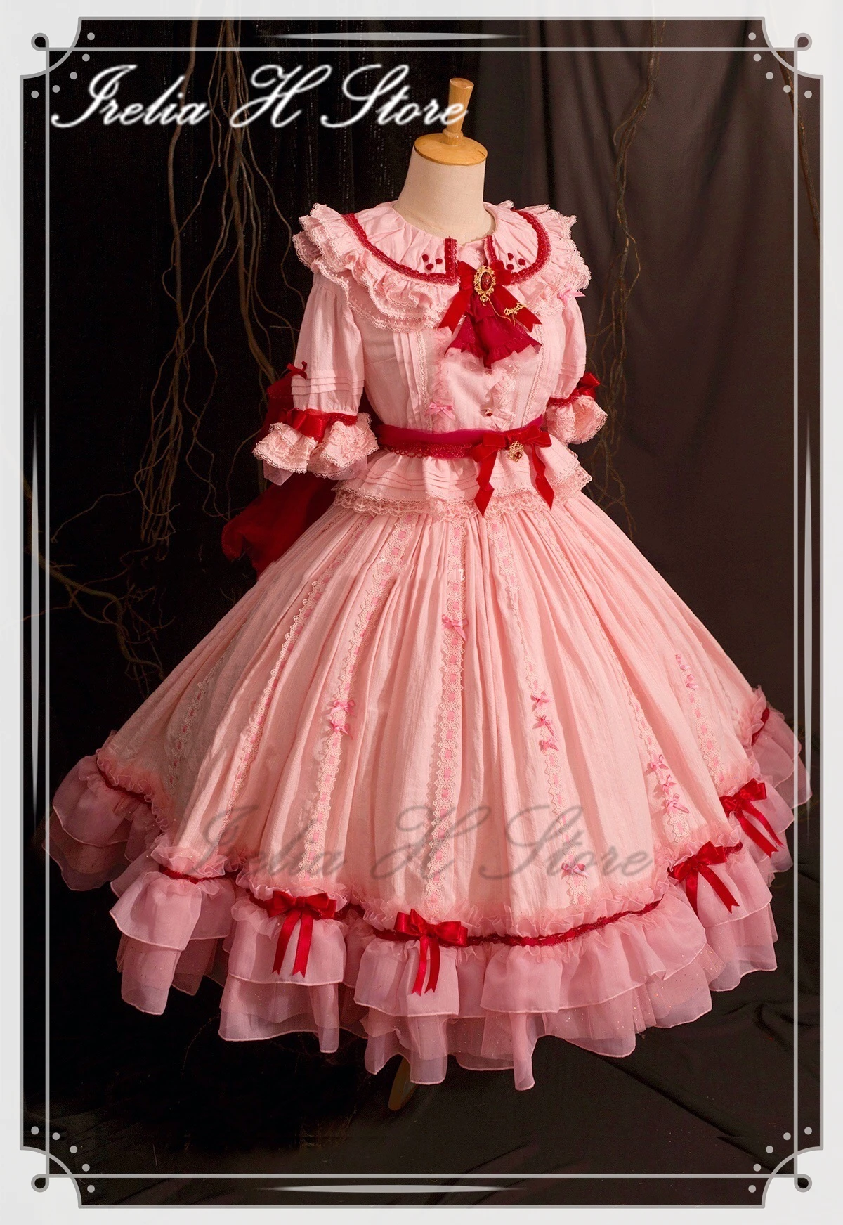 {stock}Irelia H Store Remilia Touhou Project cosplay Remilia Scarlet cosplay costume dress female Limited Edition image 3