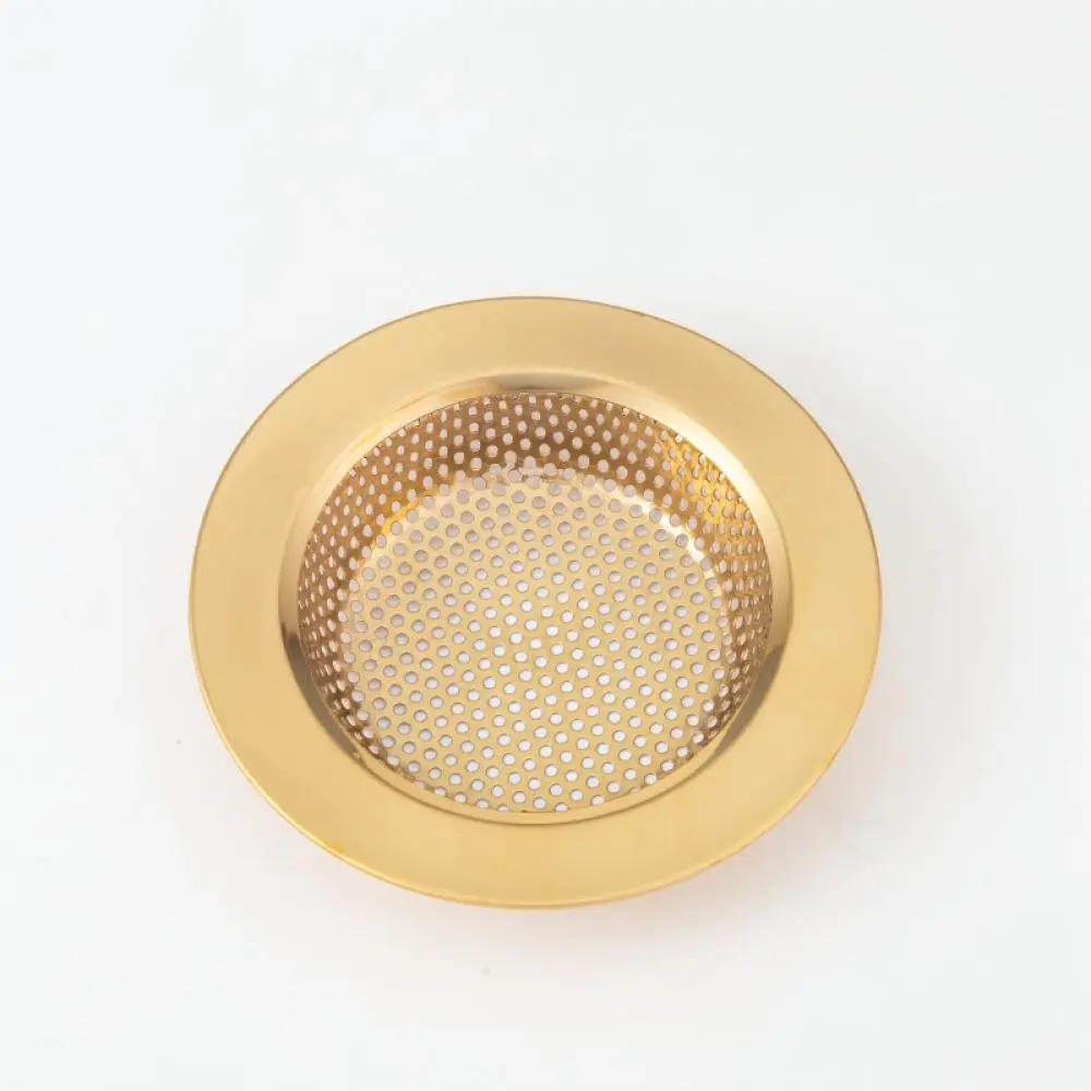 Kitchen Sink Drain Stopper Gold Stainless Steel Strainer Filter Plug Mesh Catcher Anti Clog Disposal Accessory Basin