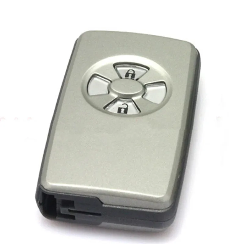 

DAKATU 2PCS New 2 Button Smart Remote Key Fob Shell for TOYOTA RAV4 Vitz Ractis Replacement Keyless entry Fob Case Cover