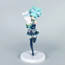 21CM Anime Hatsune Miku Figure Miku Pink Sakura Ghost Manga Figurine Action Figures Model Dolls Toy Gifts