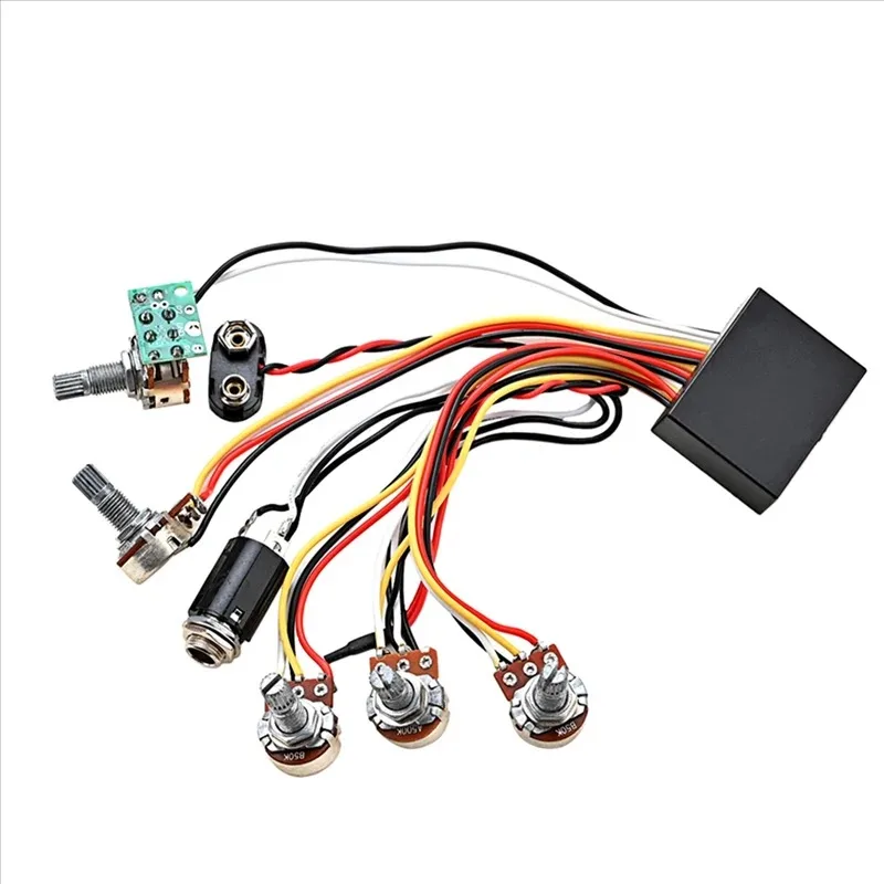 3 Band Bass EQ Equalizer Preamp Circuit Active Passive Tone Control Preamp Board for Bass Guitar - view 4