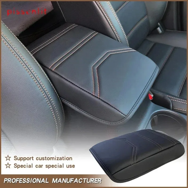 New For Mazda CX-5 CX5 2017-2024 KF Black Armrest Console Pad Cover Cushion Support Box Top Mat Liner Car Styling Accessories