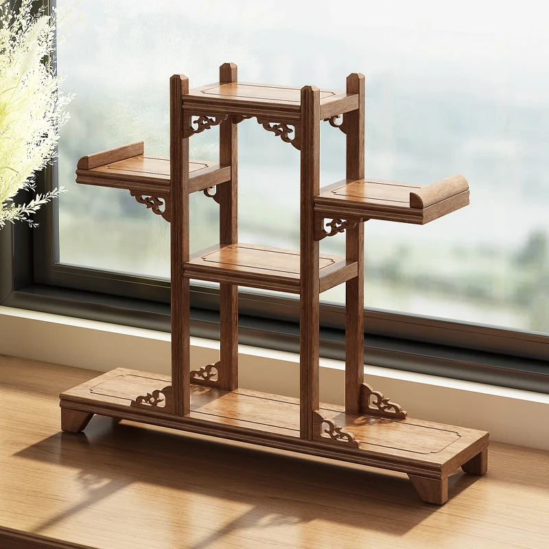 Shelves Storage Small Plant Flower Mini Display Stand Acrylic Box Jewelry Necklace Perfume Estante Home Products