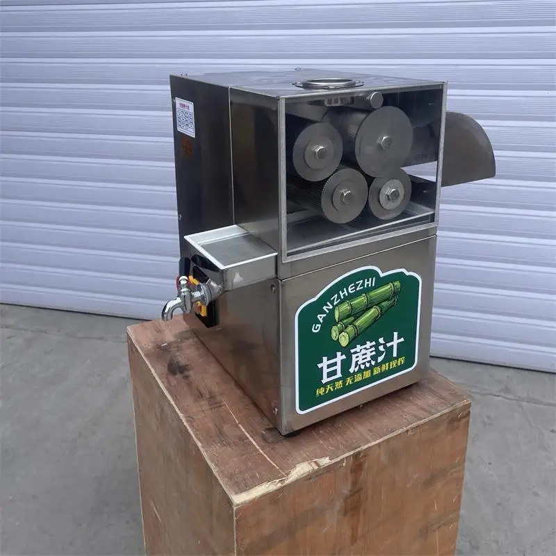 

4 Roller Sugarcane Juice Extractor Stainless Steel Sugar Cane Sugarcane Juicer Extracting Processing Machine