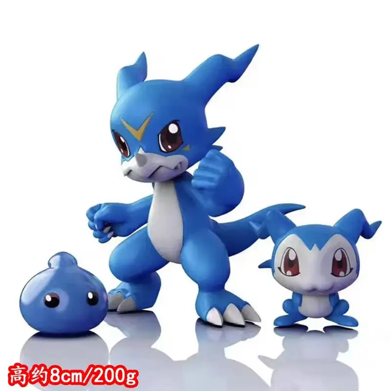 En Stock 8 cm Digimon aventure figurines v-mon Action figurines d'anime monstre numérique Gk Statue modèle poupées recueillir des jouets cadeaux