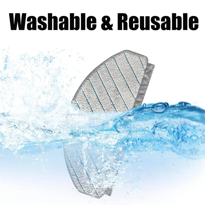 AU-Accessories For Yeedi C12 Pro Plus C12 Plus,1 Main Brush,6 Side Brushes,4 Mop Cloth Pads,4 Hepa Filters,1 Cleaning Brush