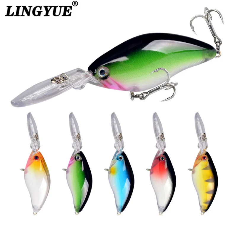 

5 шт. 11см/18г больших приманок-минноу с 6 крючками # Усиленные рыболовные приманки-воблеры с крючком и пазом для крови, для дальнего заброса, с длинным язычком, для крупной рыбы