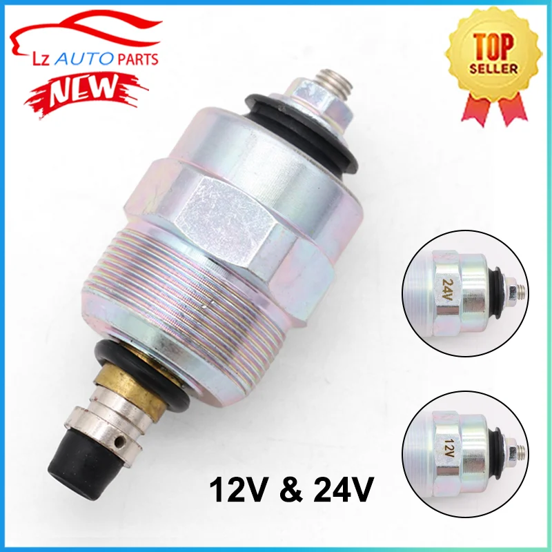 12V 24V Injection Pump Fuel Shut Off Solenoid Valve 0330001015 for Bosch 0330001018 0330001040 0330001041 0330001042 946161053