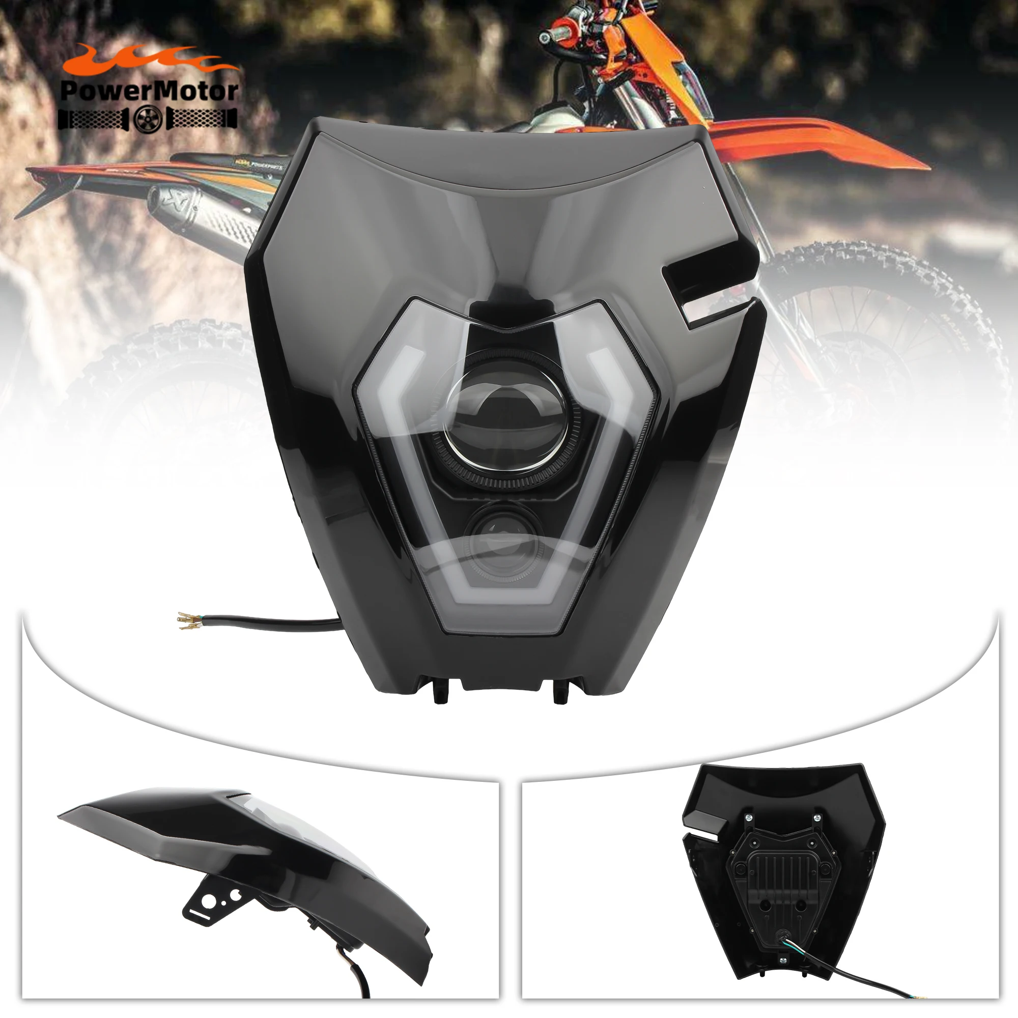 

Motorcycle Headlamp Fairing For KTM EXC 250 300 450 2008-2013 EXC - F150 300 350 2013-2022 Motocross Headlight Plate Enduro