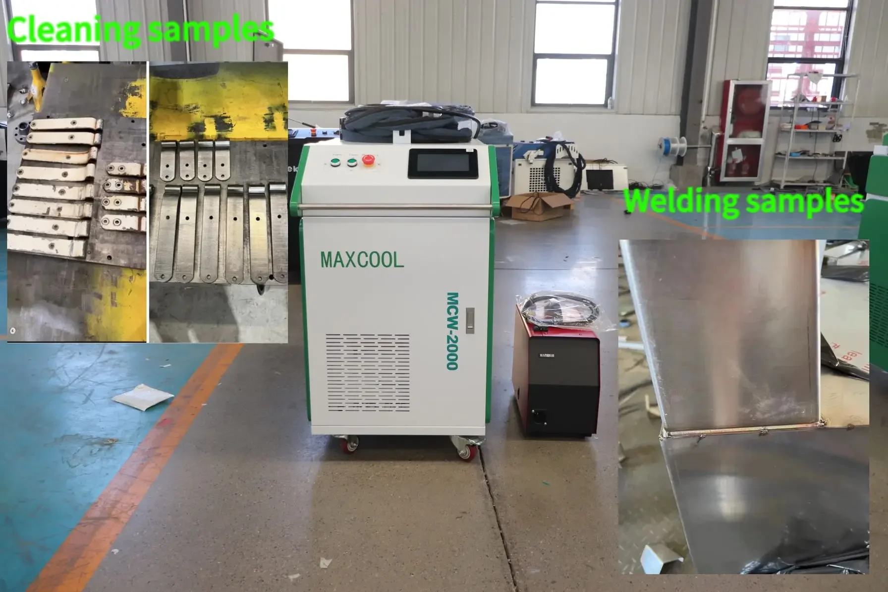 

Maxcool Continuous Spot Laser Welder Equipment Handheld Metal Fiber Laser Soldering Welding Machine 1500W 2000W 3000W Price