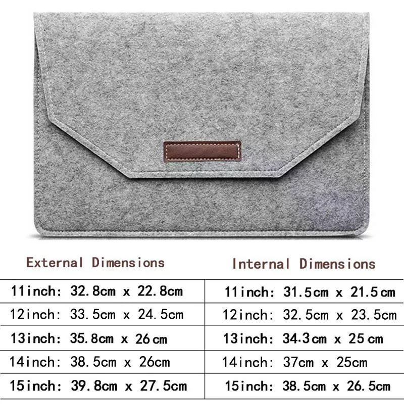 Laptop Bag Tablet PC Sleeve Case Protection Bag Briefcase for Macbook Surface 6 7 8 9 iPad Air Pro Galaxy S7 S8 A Book Pro