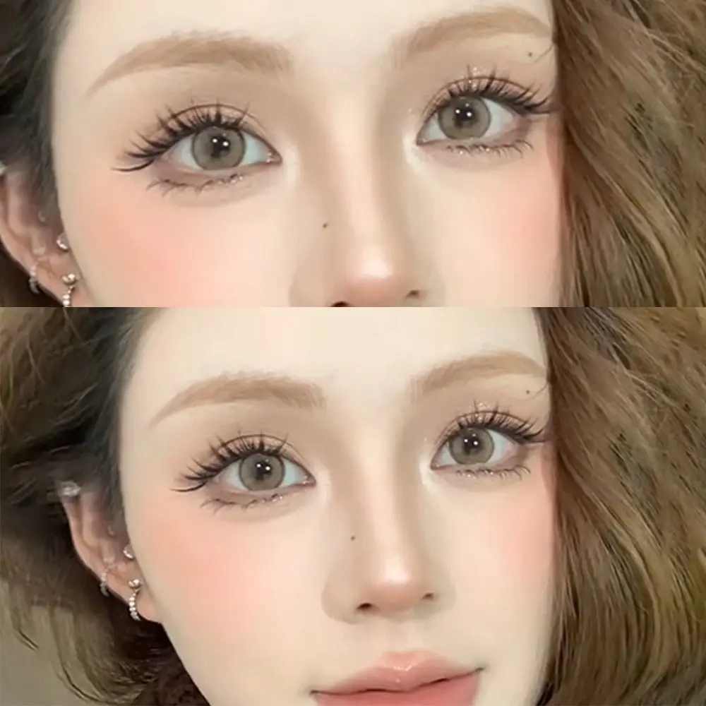 مجموعات براون جلدة الطبيعية ثلاثية الأبعاد عين القط الثعلب الرموش الصناعية Wispy لتقوم بها بنفسك لاش ملحقات رموش فردية لتمديد رمش #1